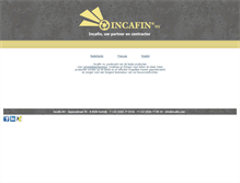 Tablet Screenshot of incafin.com